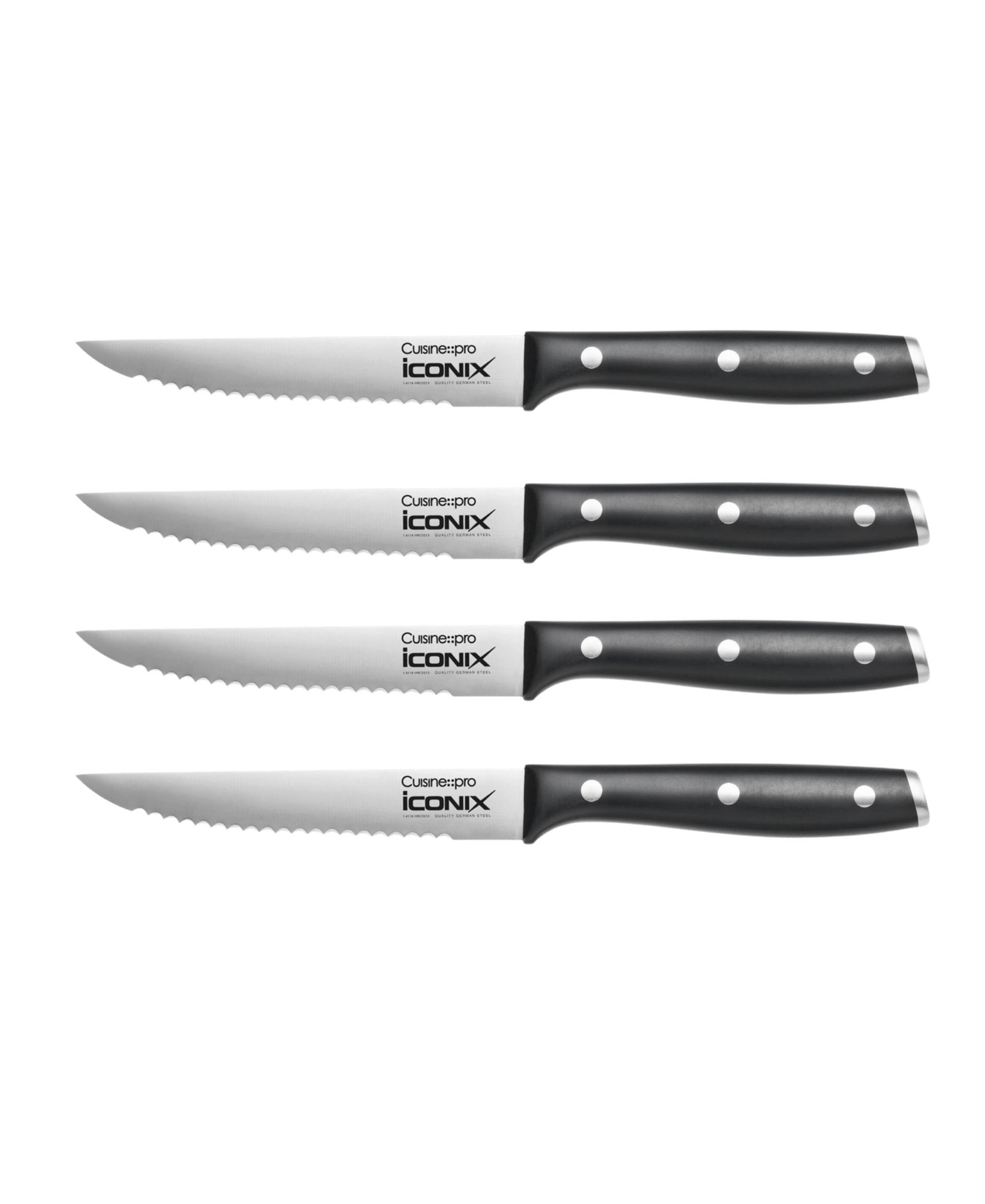 Cuisine::pro® Iconix 5" Steak Knife Set, 4 Piece
