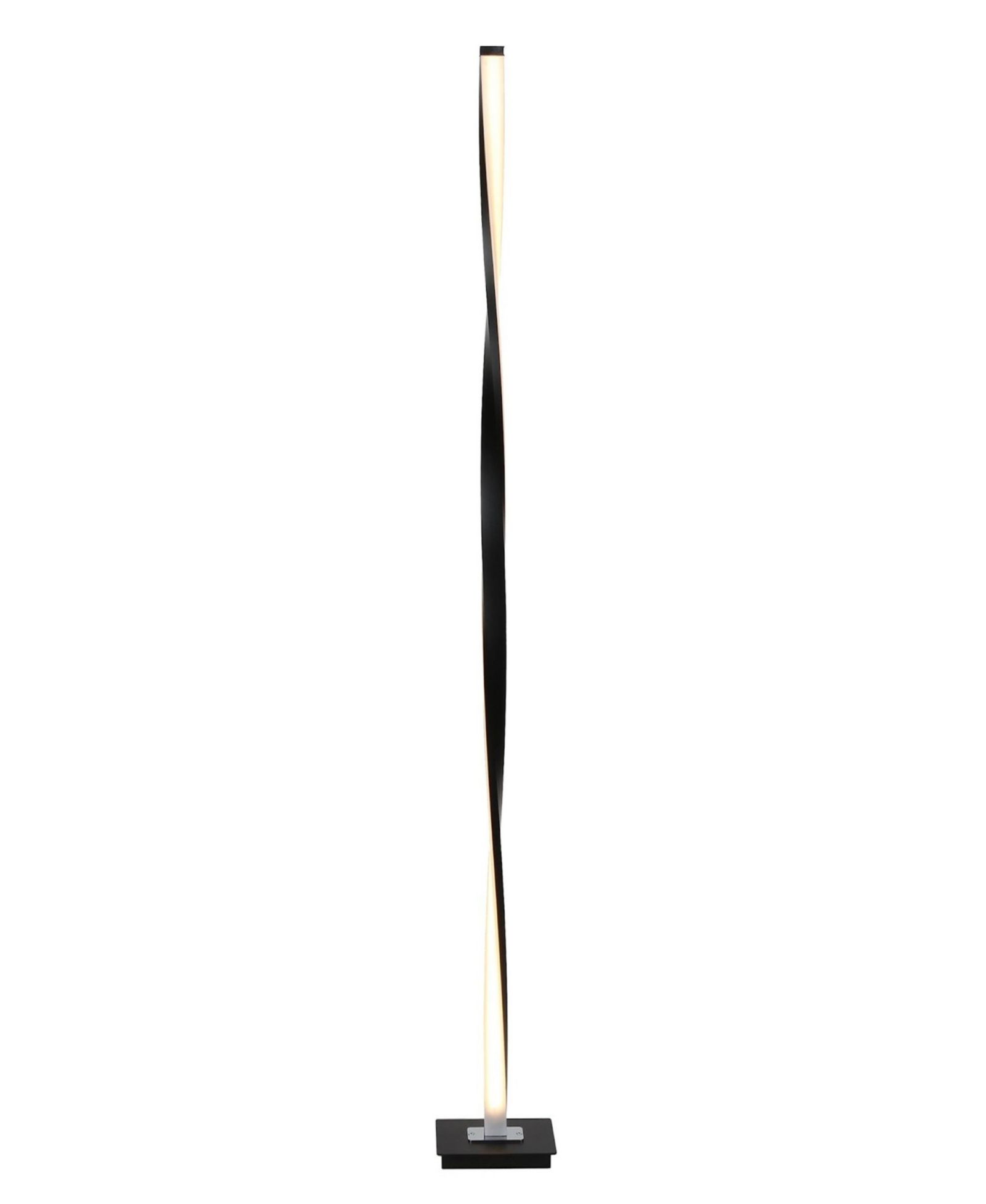 Helix 48" 3-Way Dimmable LED Column Twist Floor Lamp