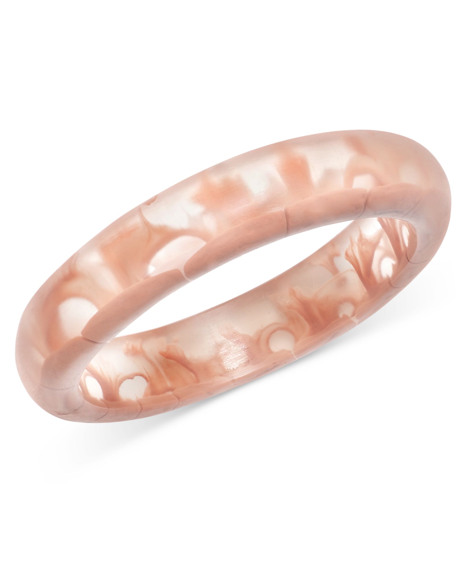 Lola Ade Grande Latte Colored Resin Bangle Bracelet