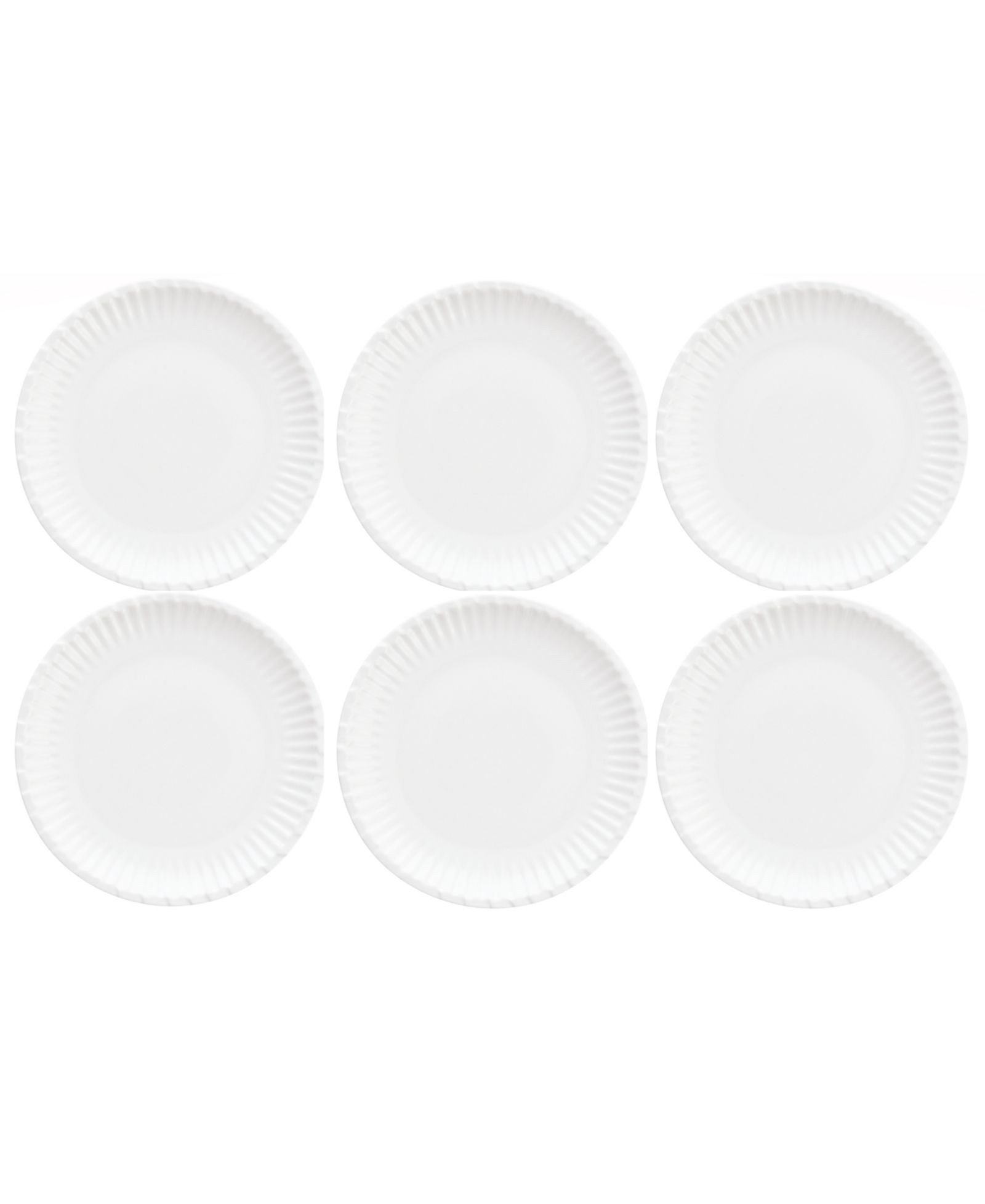 Fortessa Melamine Street Eats Paper Plates, Set of 6