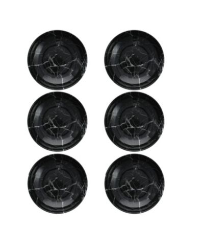 Набор из 6 круглых чаш Fortessa Melamine Palace Onyx Coupe
