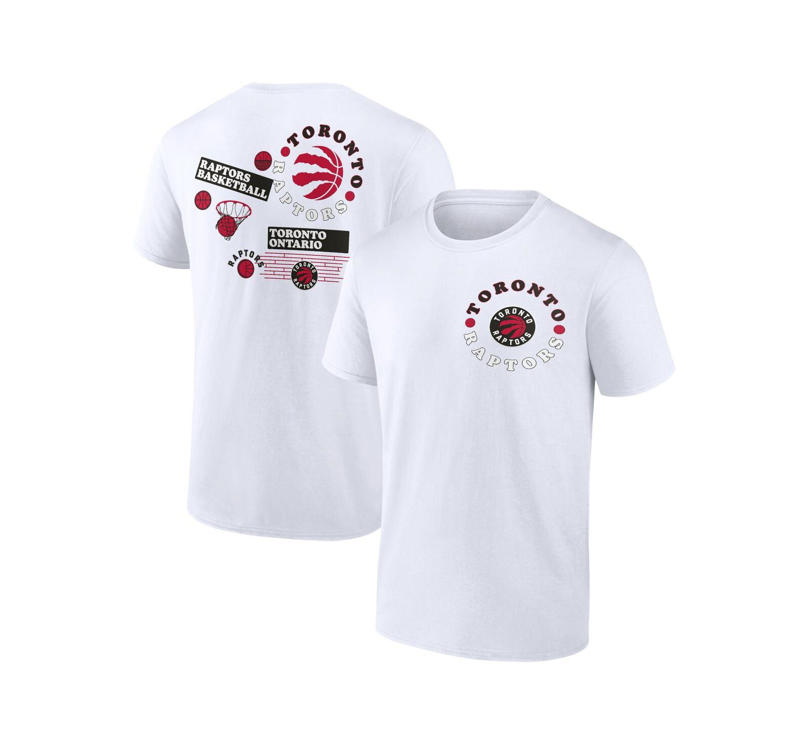 Men's Fanatics White Toronto Raptors Street Collective T-shirt