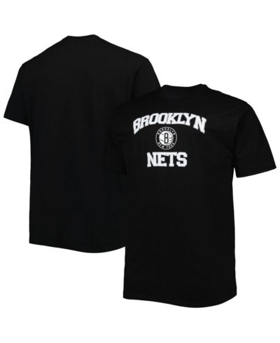 Мужская футболка Profile Black Brooklyn Nets Big and Tall Heart and Soul