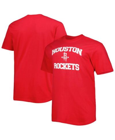 Мужская футболка Profile Red Houston Rockets Big and Tall Heart and Soul
