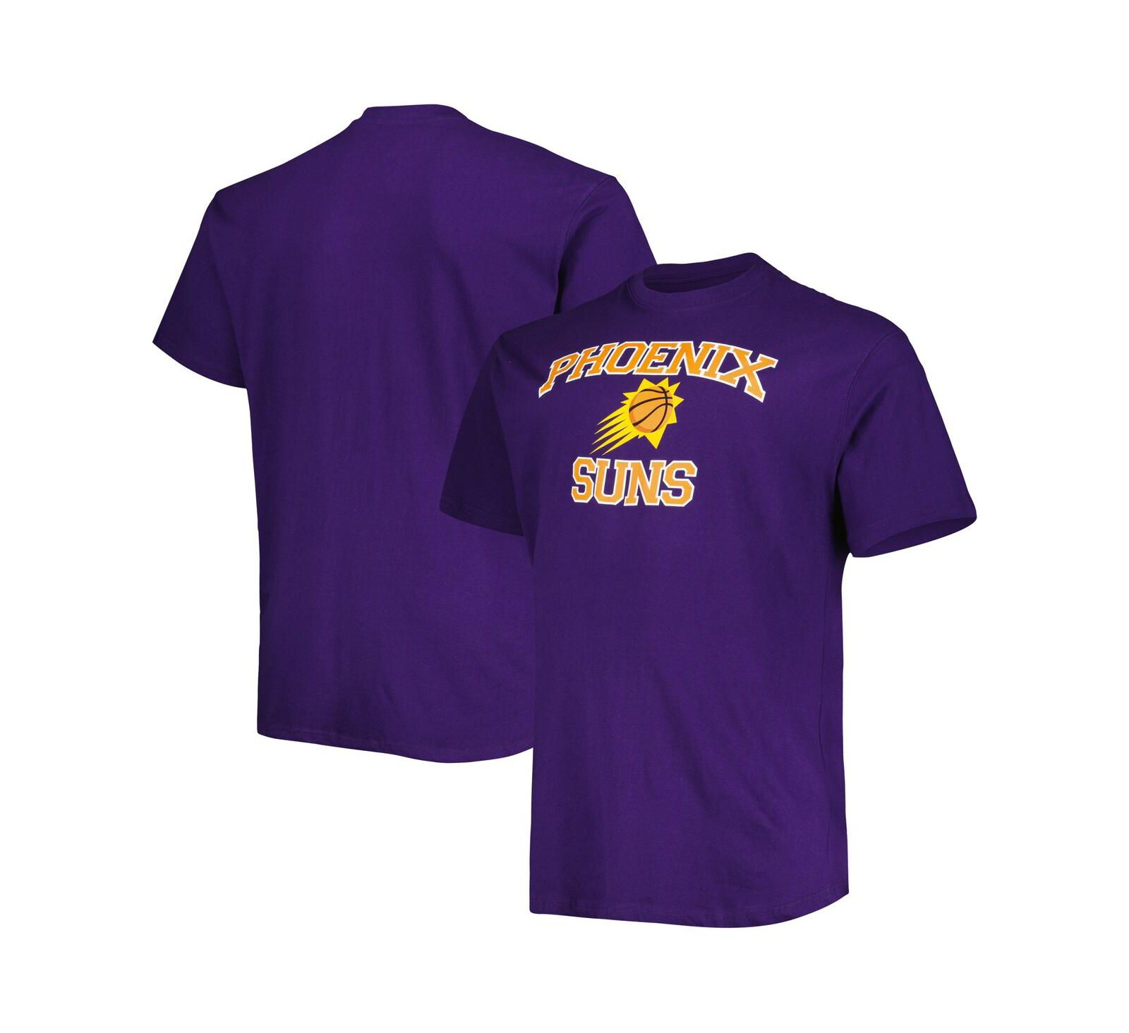 Men's Purple Phoenix Suns Big and Tall Heart and Soul T-shirt