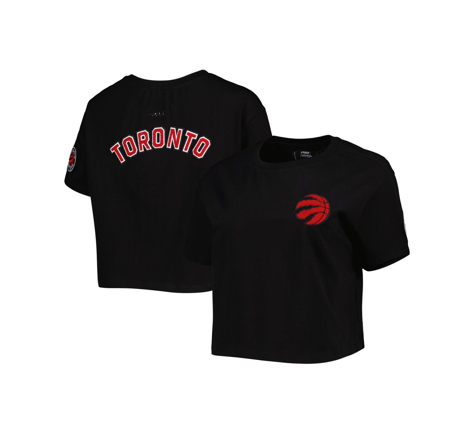 Женская футболка Pro Standard Black Toronto Raptors Classics Boxy