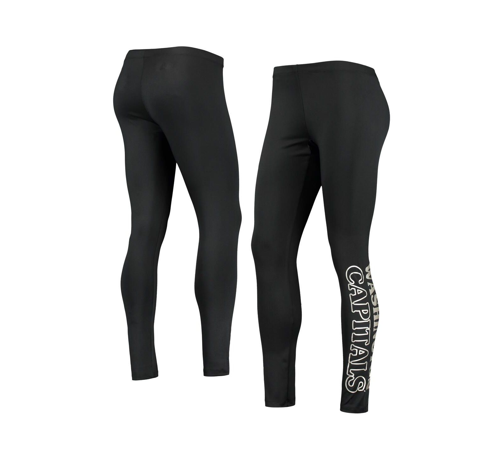 Women's G-III Sports by Carl Banks Black Washington Capitals Stadium Leggings