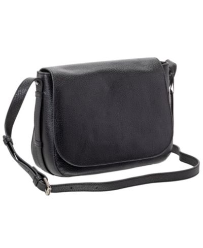 Mancini Amy Small Pebbled Leather Crossbody Bag