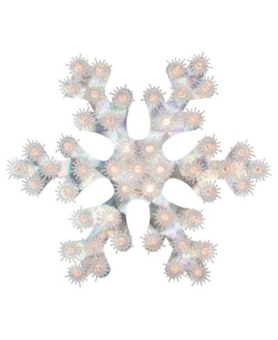 Рождественское украшение на окно Northlight Lighted Holographic Snowflake, 12"
