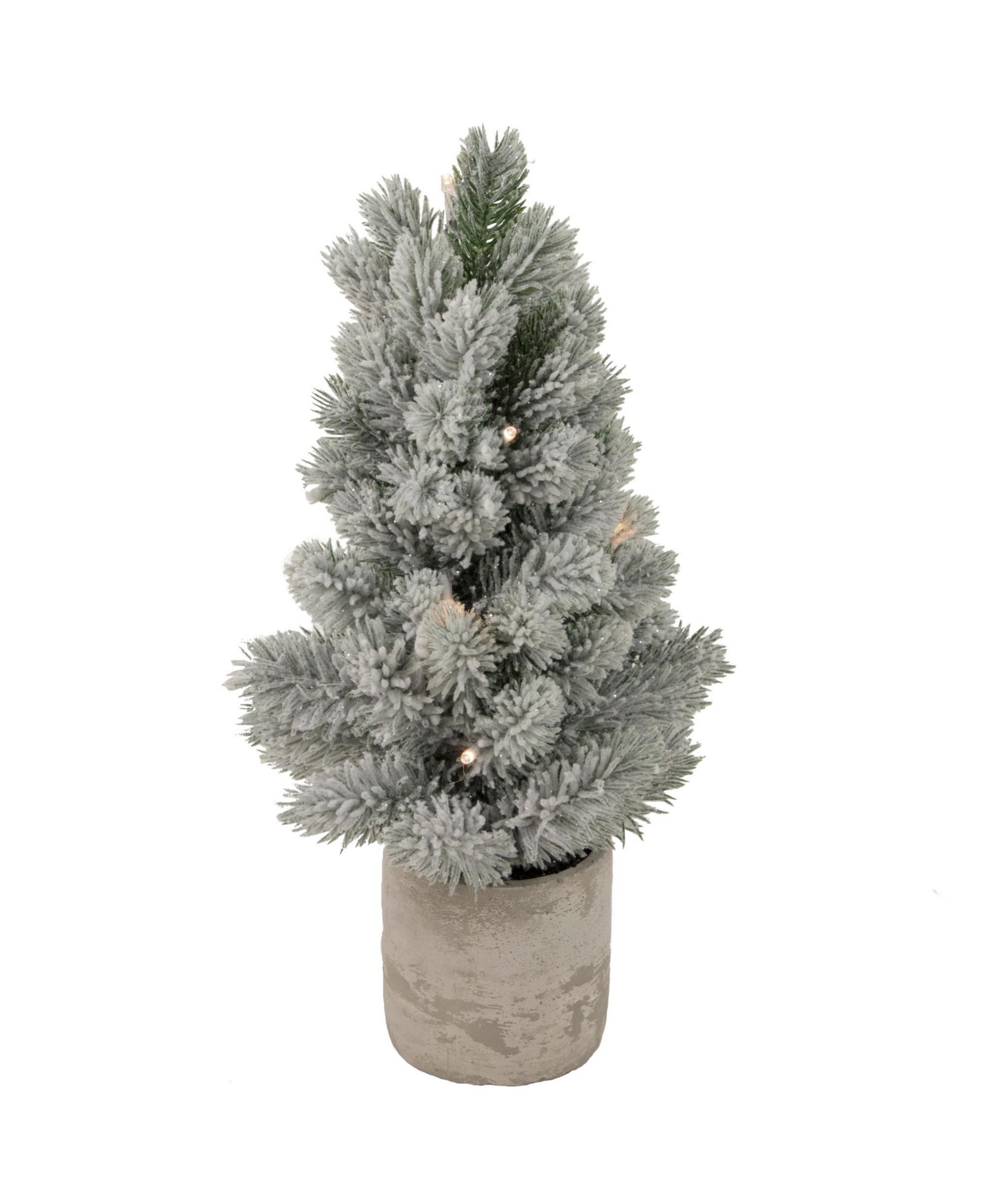 Рождественская елка Northlight Mini Frosted Pine с LED подсветкой, 16"