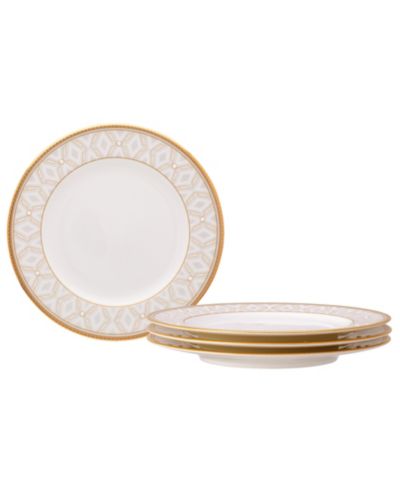 Noritake Noble Pearl Set of 4 Bread & Butter/Appetizer Plates, 6.50"