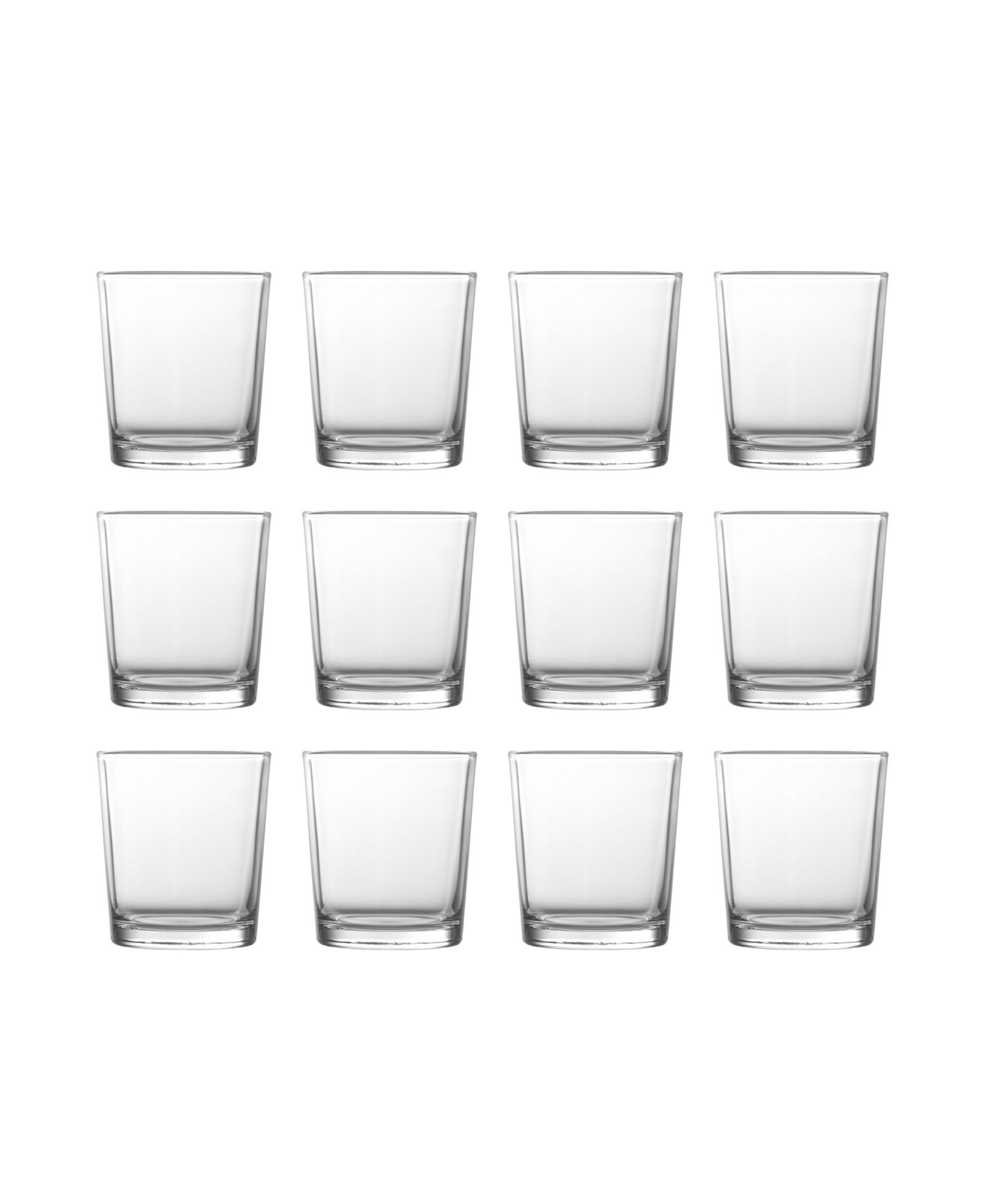 Fortessa Barca Rocks DOF Glasses 12.75 oz, Set of 12