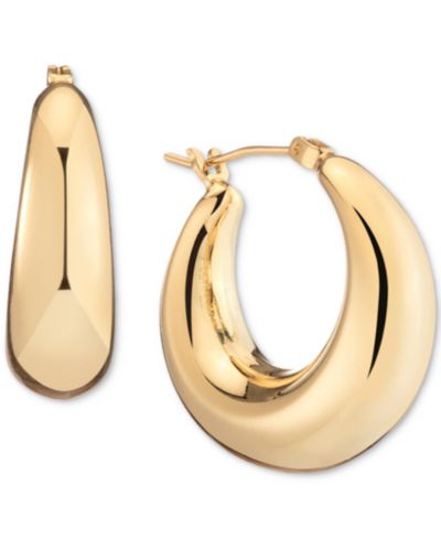 Серьги-кольца BONHEUR JEWELRY Large Puffy Hoops