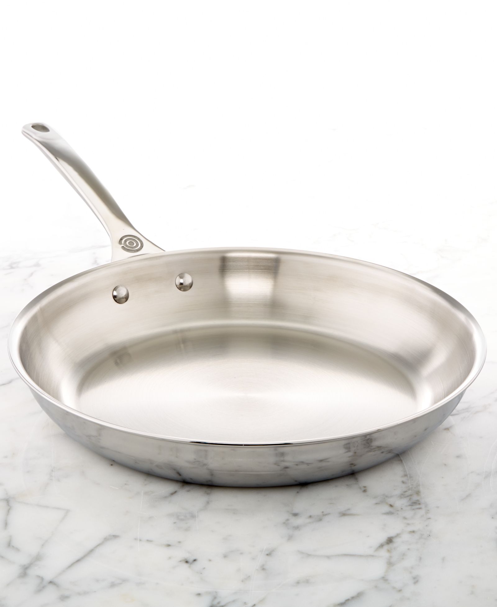Le Creuset 12" 3-Ply Stainless Steel Frying Pan with Aluminum Core