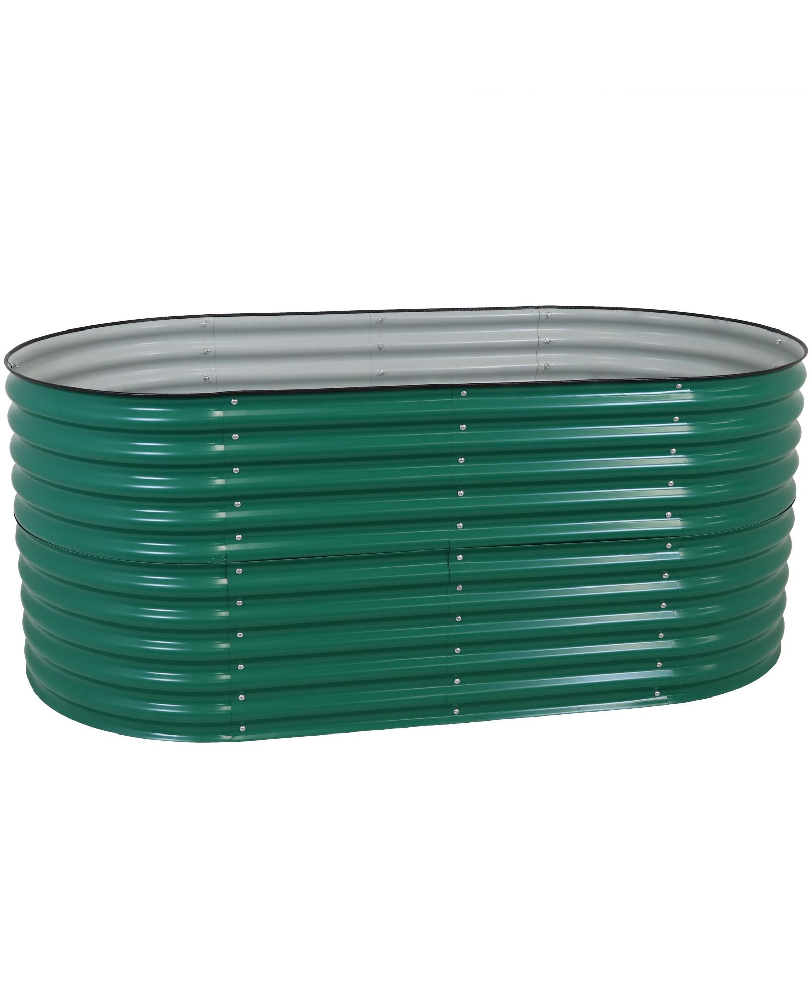 Высокая садовая грядка Sunnydaze Decor Large Oval Steel