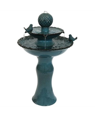 Уличный фонтан Sunnydaze Decor 27"H Electric Ceramic 2-Tier