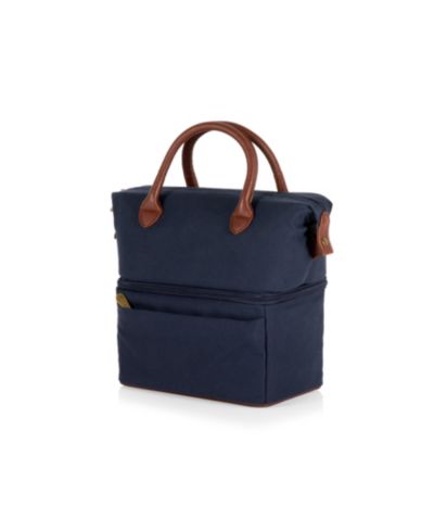 Blue with Brown Accents