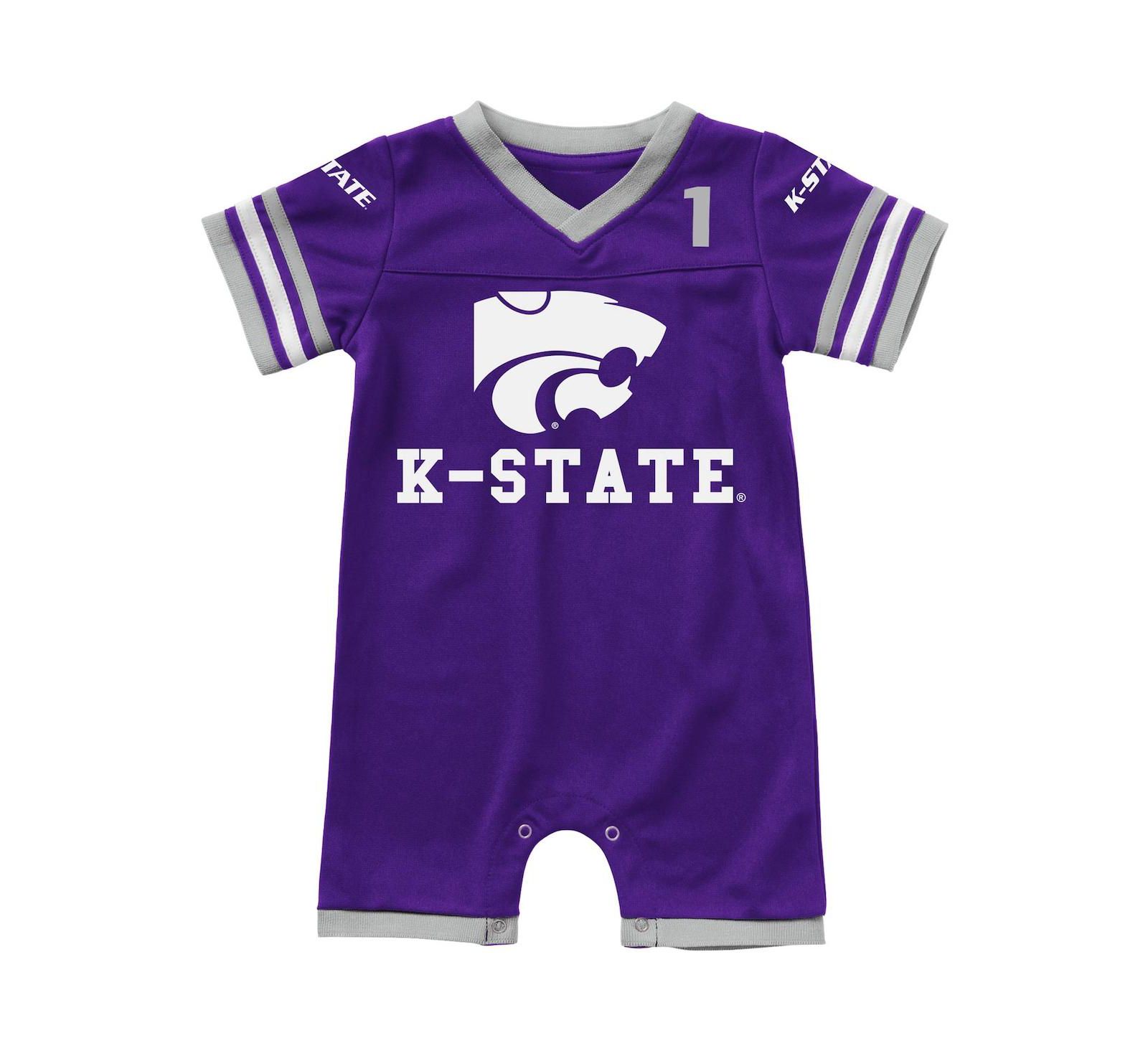 Colosseum комбинезон для новорожденных и младенцев Kansas State Wildcats Bumpo Football Logo
