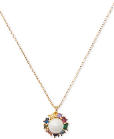 Колье-подвеска Kate Spade New York Candy Shop с имитацией жемчуга, 17" + 3" удлинитель