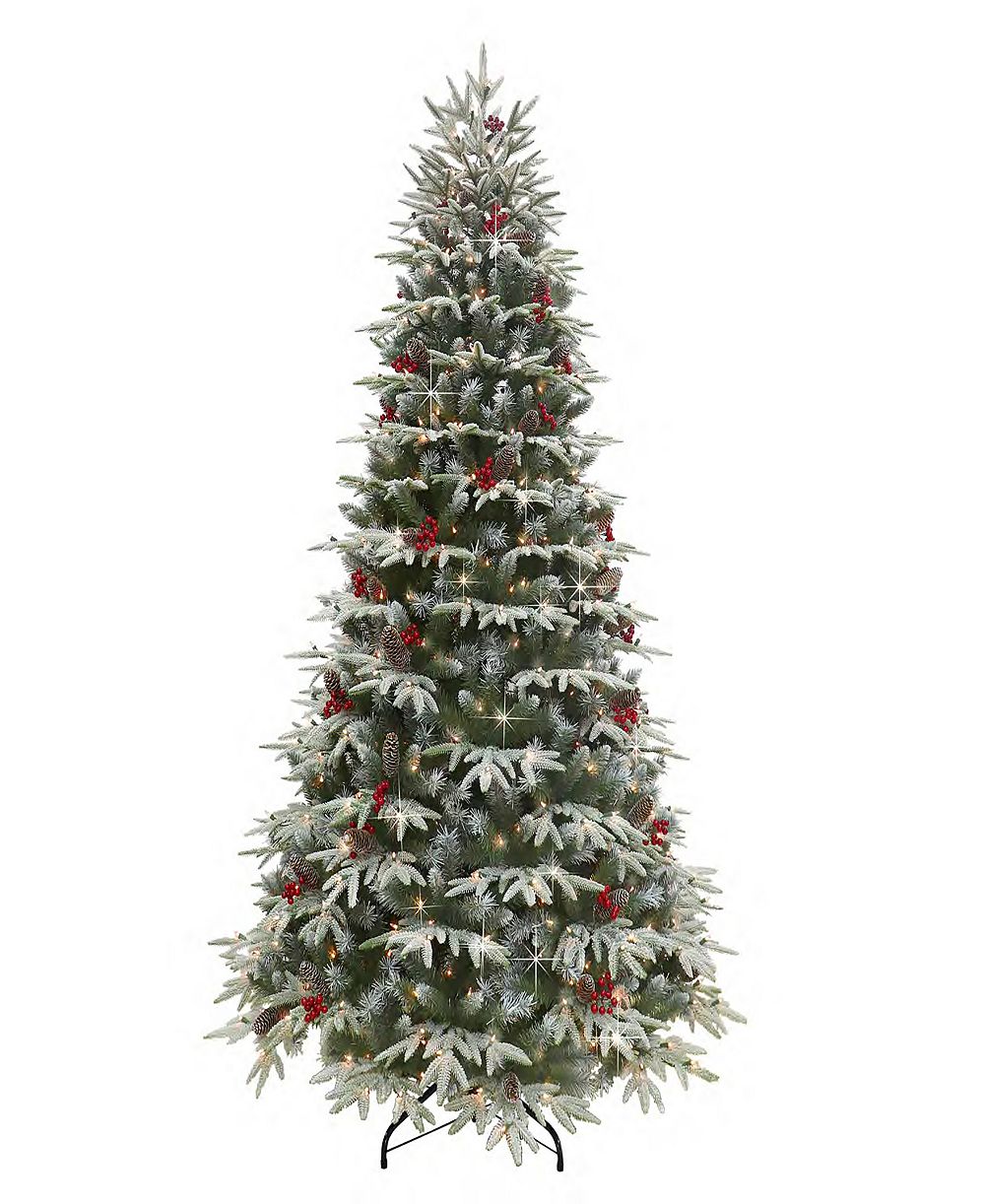 Искусственная рождественская ель Puleo Hartford Fir с подсветкой, 7.5FT