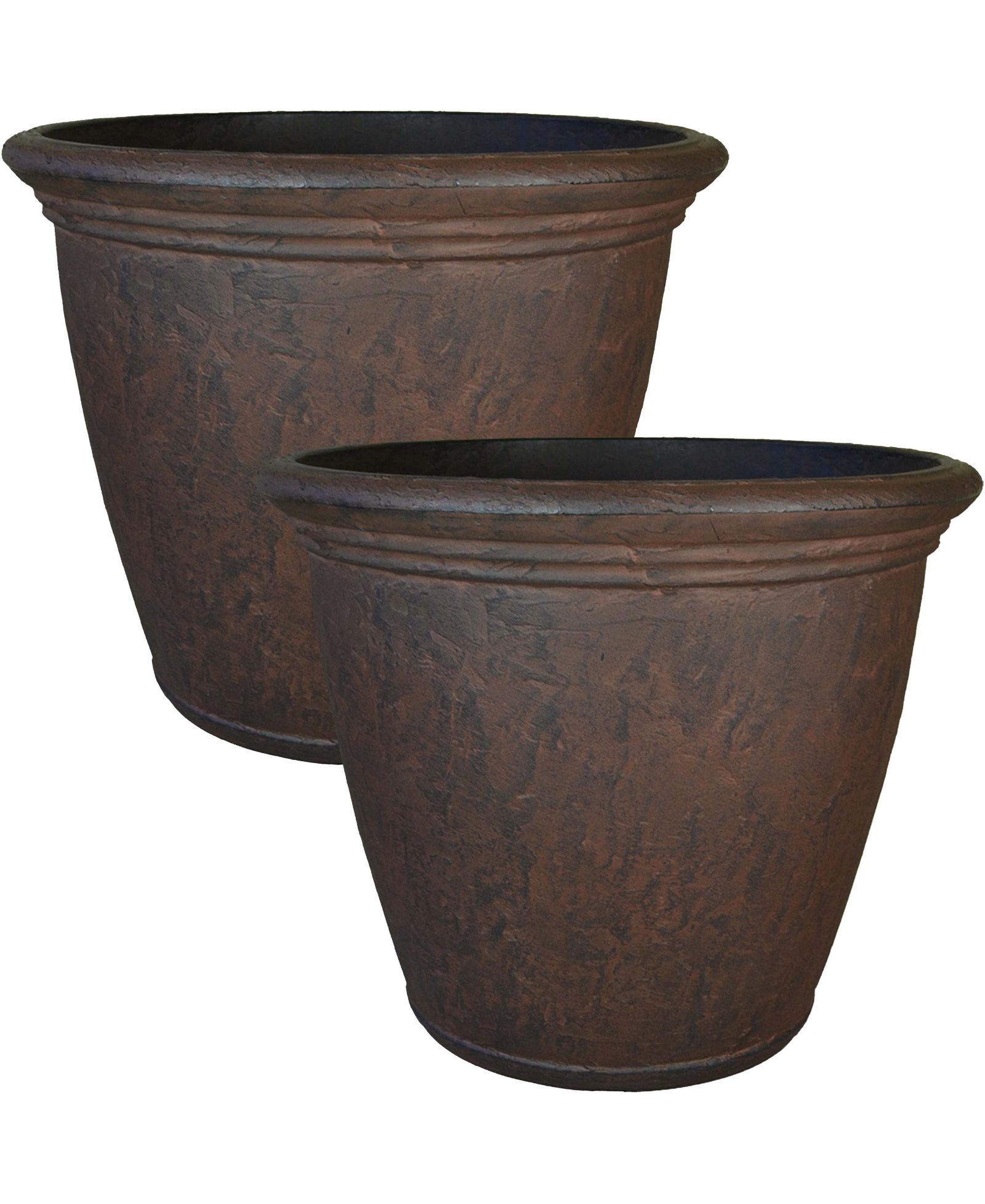 Цветочный горшок Sunnydaze Decor Anjelica Weather-Resistant Double-Walled для патио, сада или террасы - 24"