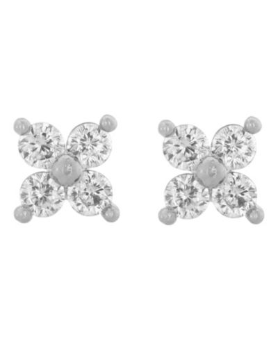 Girls Crew прозрачные серьги-гвоздики Teeny Tiny Clear Cluster