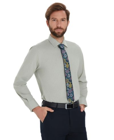 Bar III Men's Slim-Fit Vine Print Dress Shirt, Created for Macy's