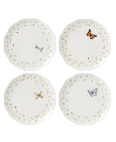 Lenox Butterfly Meadow Floral Dinner Plates, Set of 4