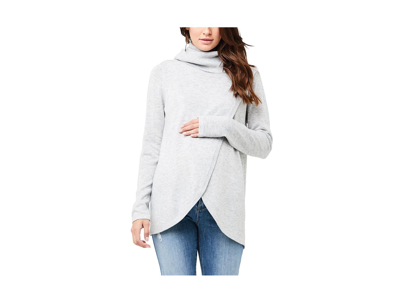 Ripe Maternity Maternity Cowl Neck Nursing Knit