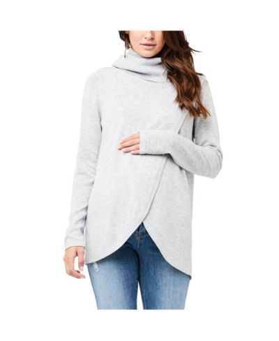Ripe Maternity Maternity Cowl Neck Nursing Knit