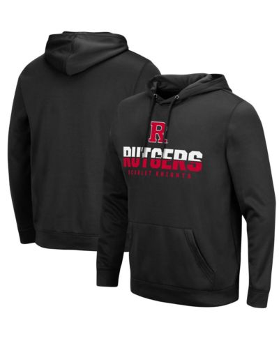 Colosseum Мужской черный худи Rutgers Scarlet Knights Lantern