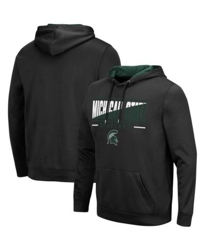 Мужская толстовка Colosseum Michigan State Spartans Slash Stack 2.0 Pullover