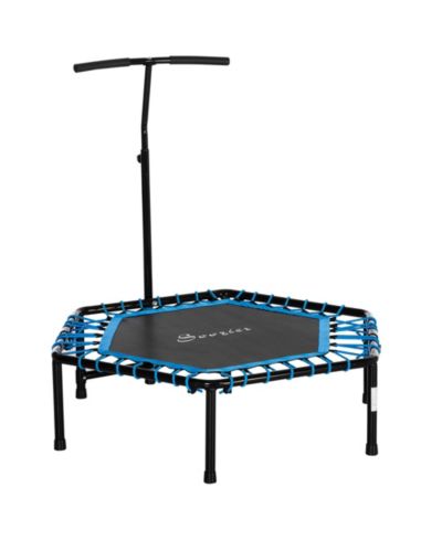Soozier 48" Foldable Trampoline Outdoor Bungee Exercise Fitness Jumper,