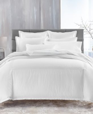 Hotel Collection Chain Links Embroidery 100% Pima Cotton Duvet Cover Set, King, Exclusively at Macy’s