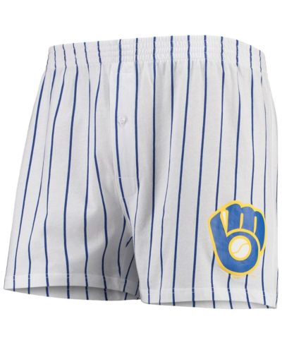 Concepts Sport Мужские боксеры Milwaukee Brewers Vigor White