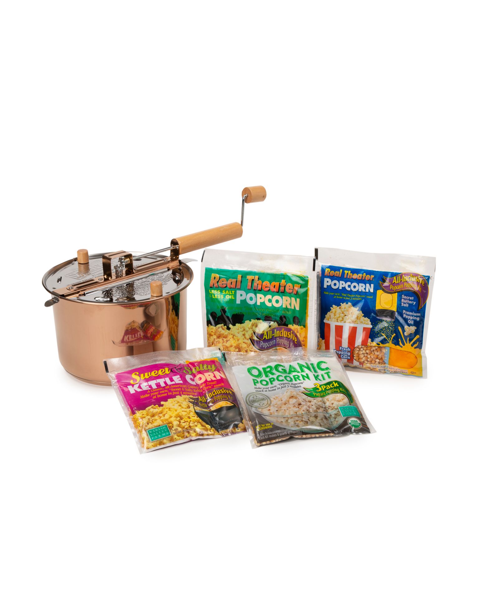 Wabash Valley Farms Classic Copper Popper 5 Piece, Set