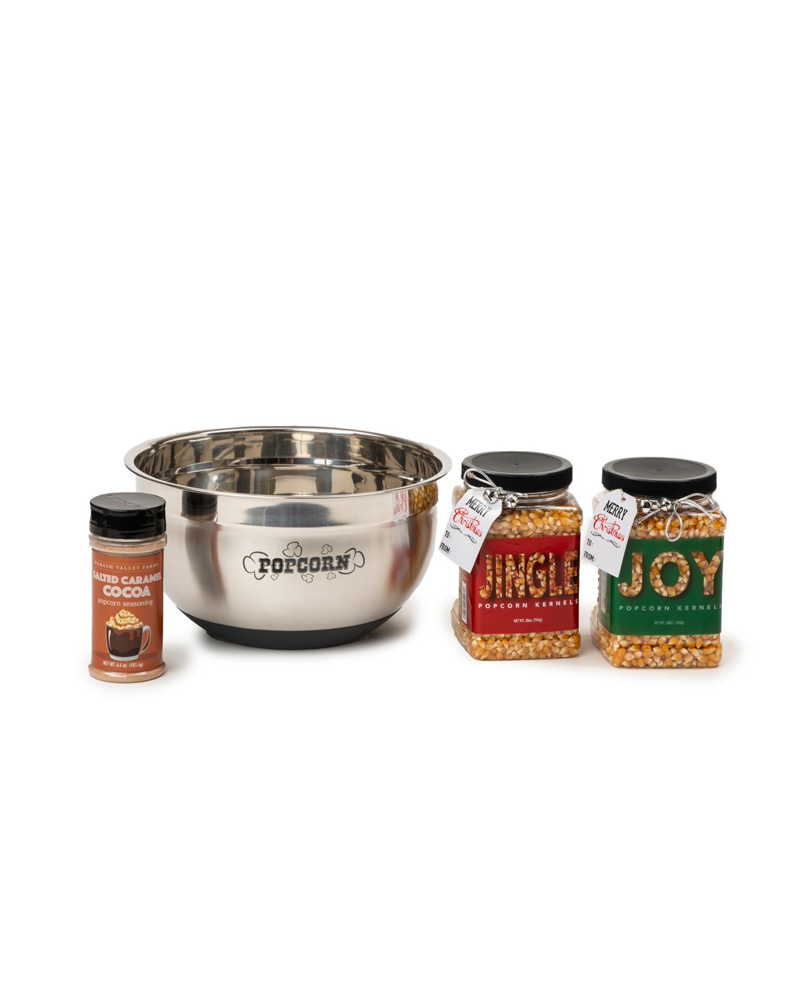 Набор Wabash Valley Farms Jingle Bells Popcorn Perfection 4 Piece Set