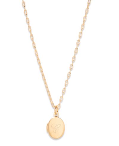 14K Gold Plated- C