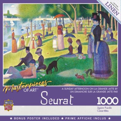 Masterpieces Puzzles A Sunday on La Grande Jatte 1000-Piece Puzzle, Ages 14+