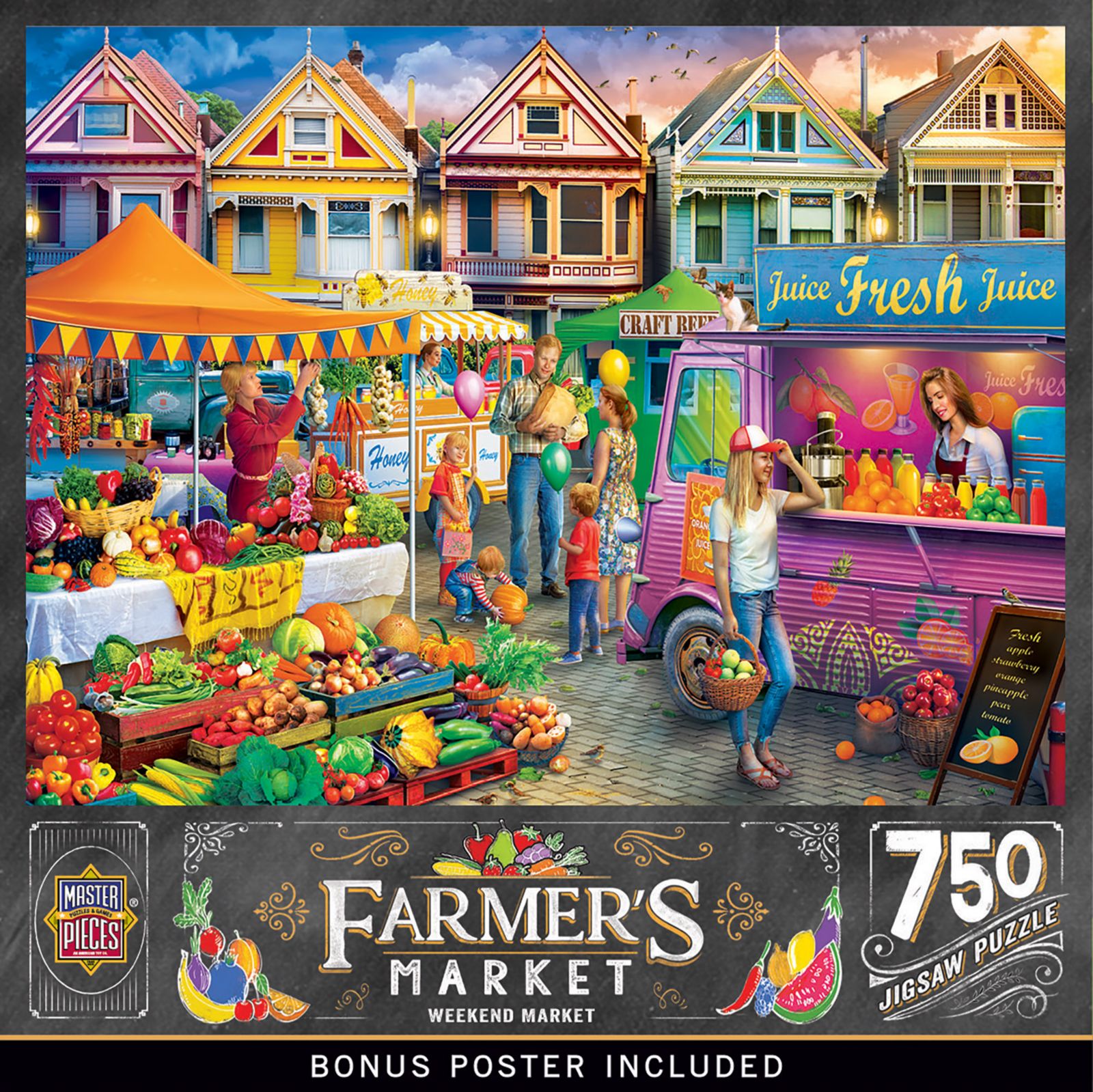 MasterPieces пазл MasterPieces Farmer's Market - Weekend Market 750 Piece