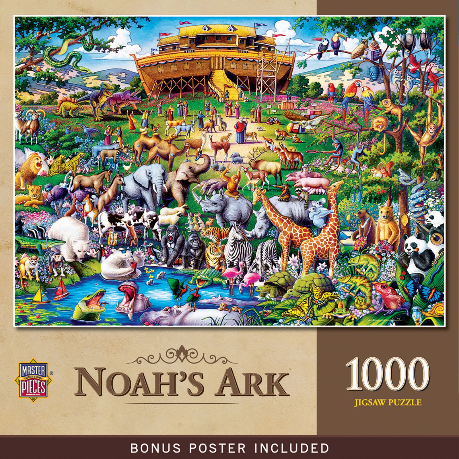 Пазл MasterPieces Noah's Ark - 1000 Piece Jigsaw Puzzle for Adults