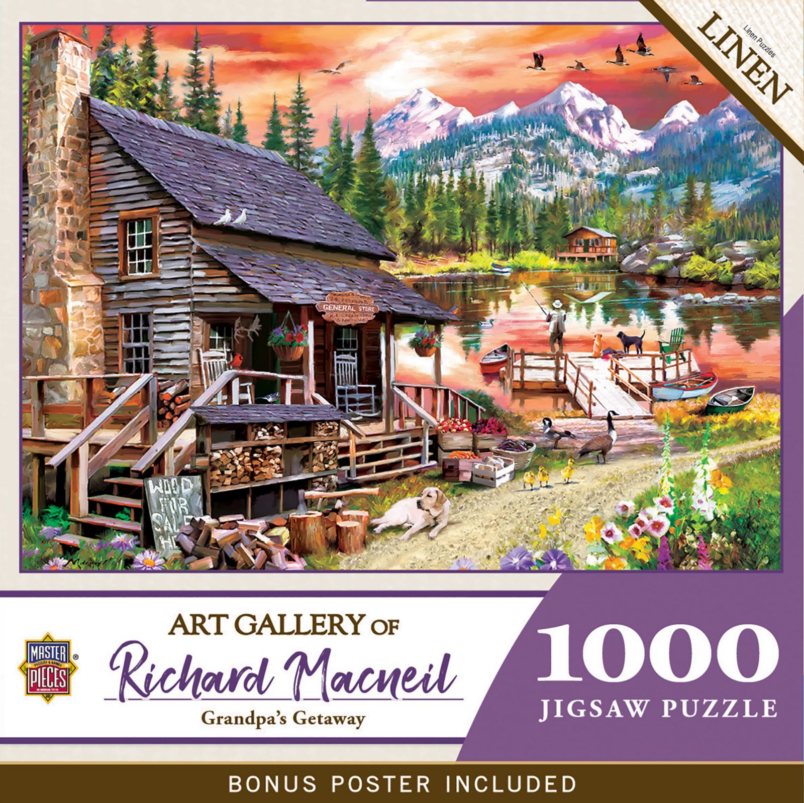 MasterPieces Art Gallery Пазл Grandpa's Getaway 1000 Piece