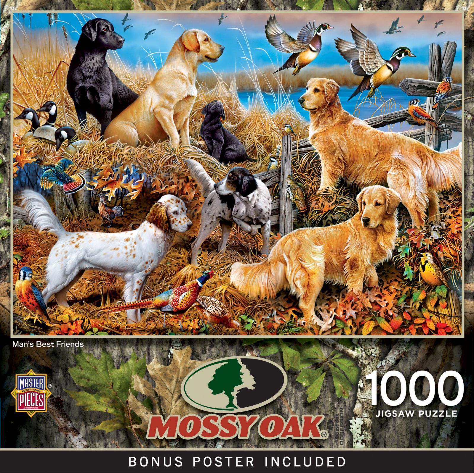 Пазл MasterPieces Mossy Oak - Man's Best Friend 1000 Piece