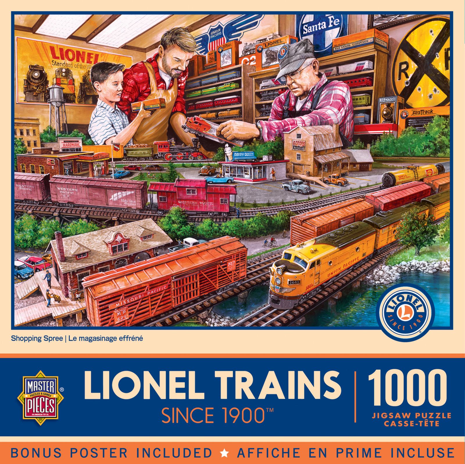 MasterPieces пазл Lionel Trains Shopping Spree 1000 Piece