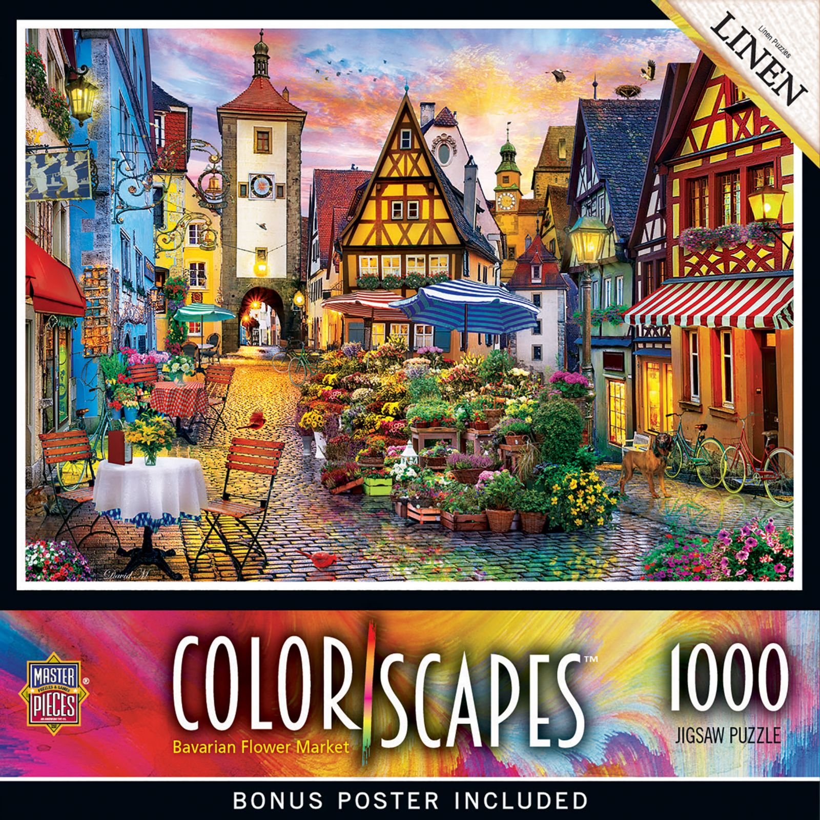 MasterPieces Colorscapes - Пазл Bavarian Flower Market, 1000 деталей