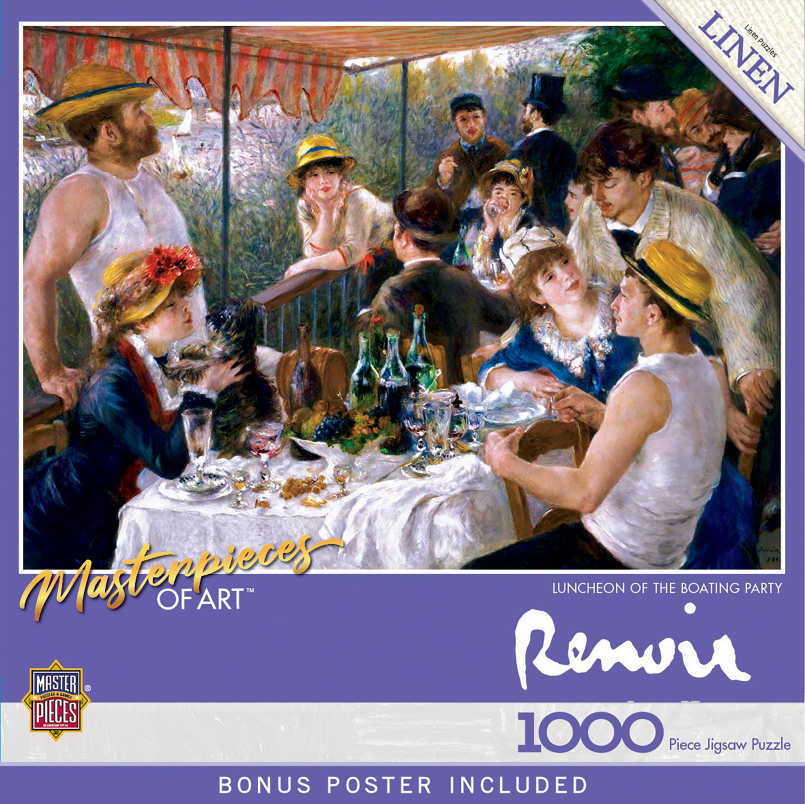 Пазл MasterPieces of Art Luncheon of the Boating Party на 1000 деталей