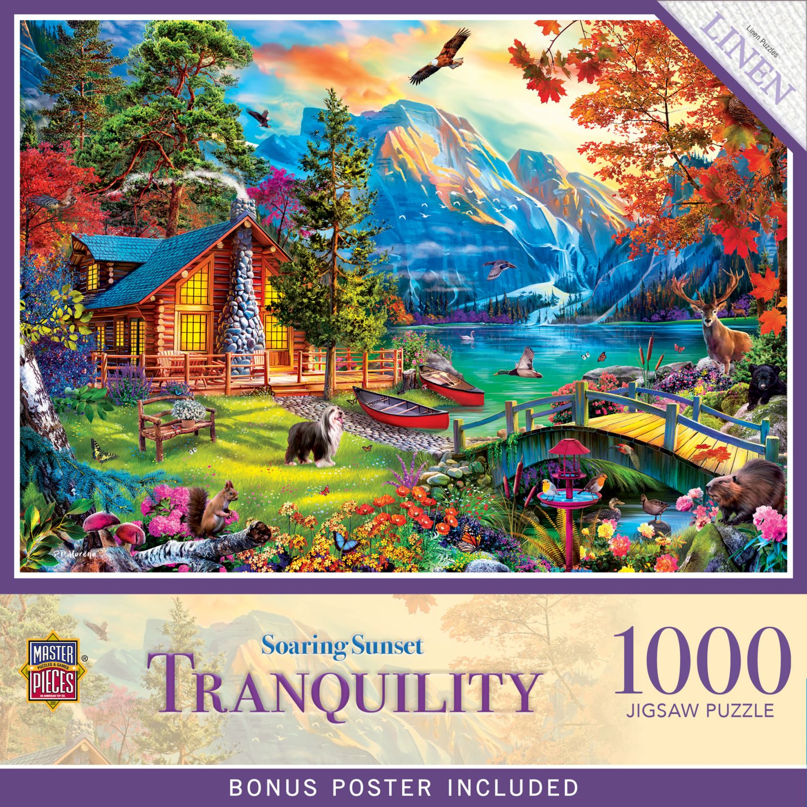 Пазл MasterPieces Tranquility - Soaring Sunset 1000 Piece Jigsaw Puzzle