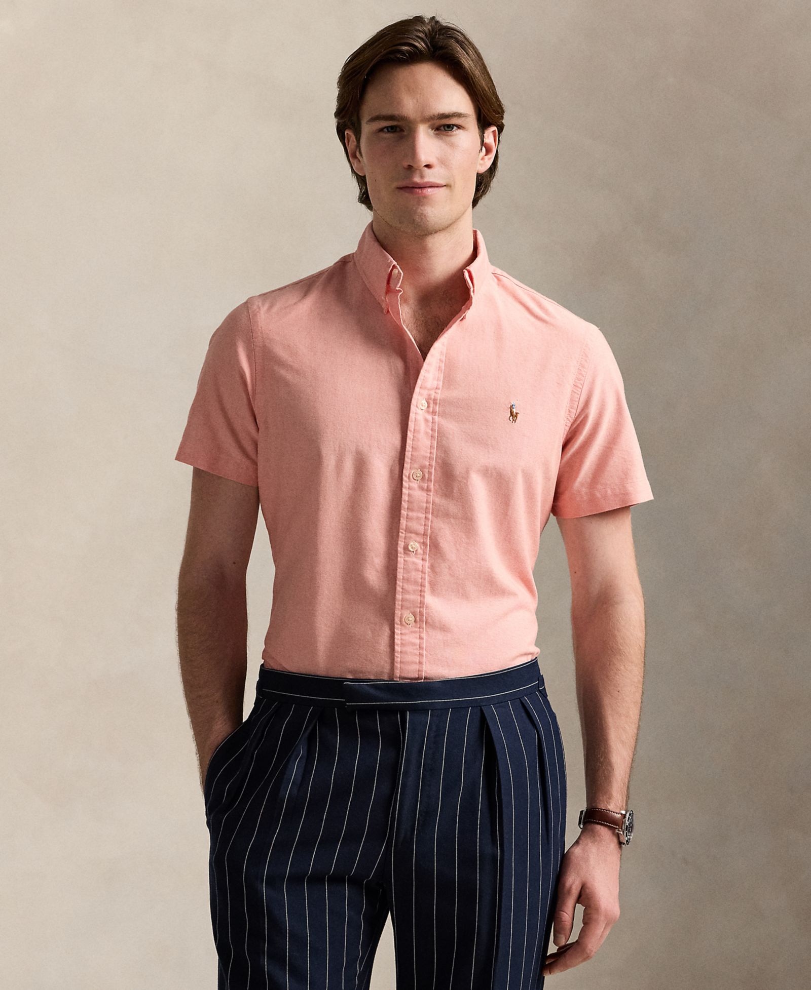 Polo Ralph Lauren Men's Classic-Fit Short-Sleeve Oxford Shirt