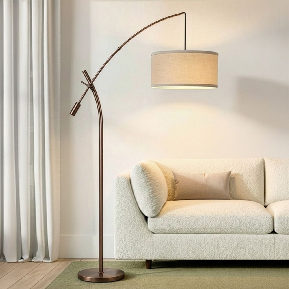 Напольный торшер Brightech Grayson 84" LED Arc с регулируемым кронштейном