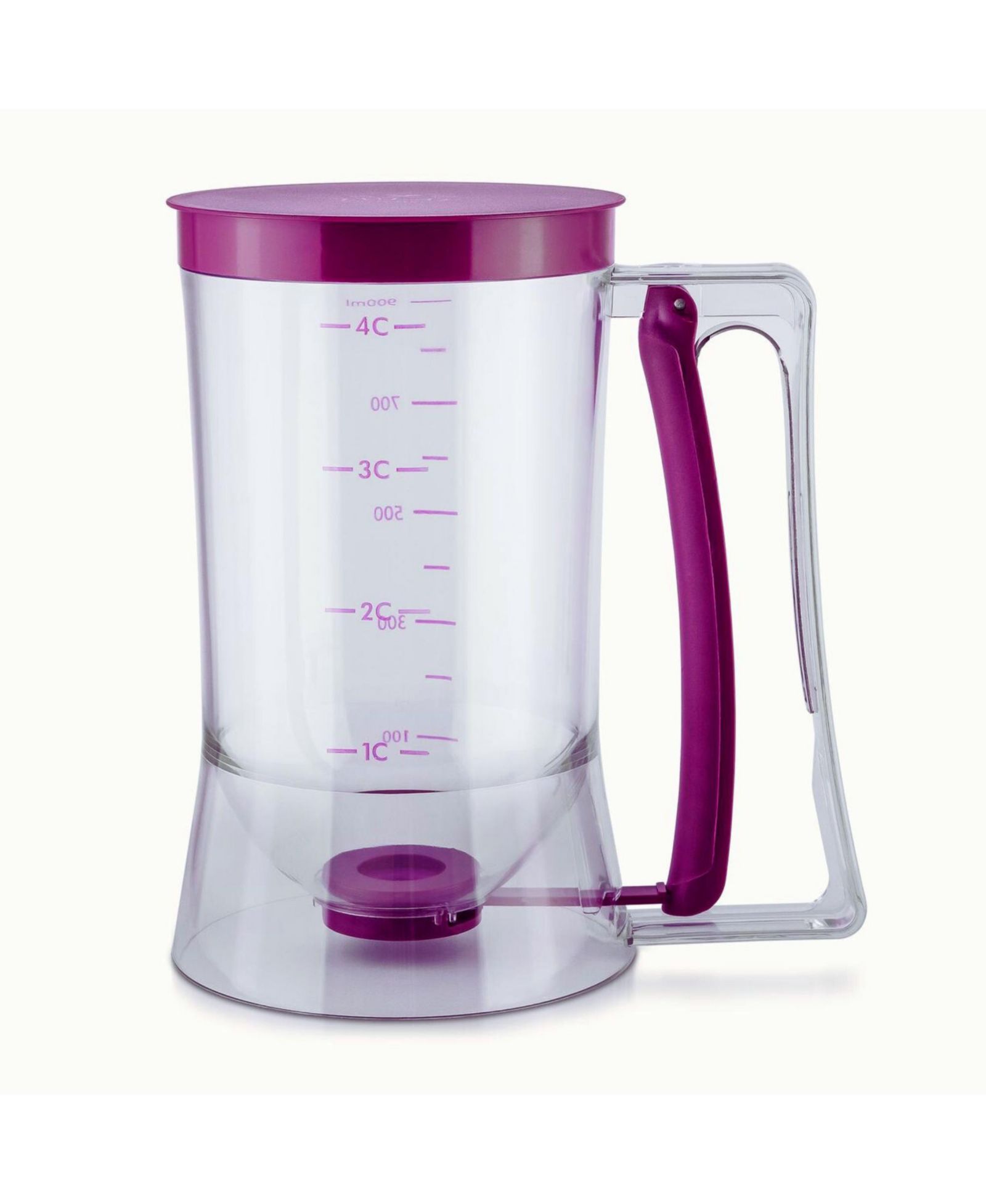 Диспенсер для теста для блинчиков Zulay Kitchen 4 Cup With Squeeze Handle and Measuring Label